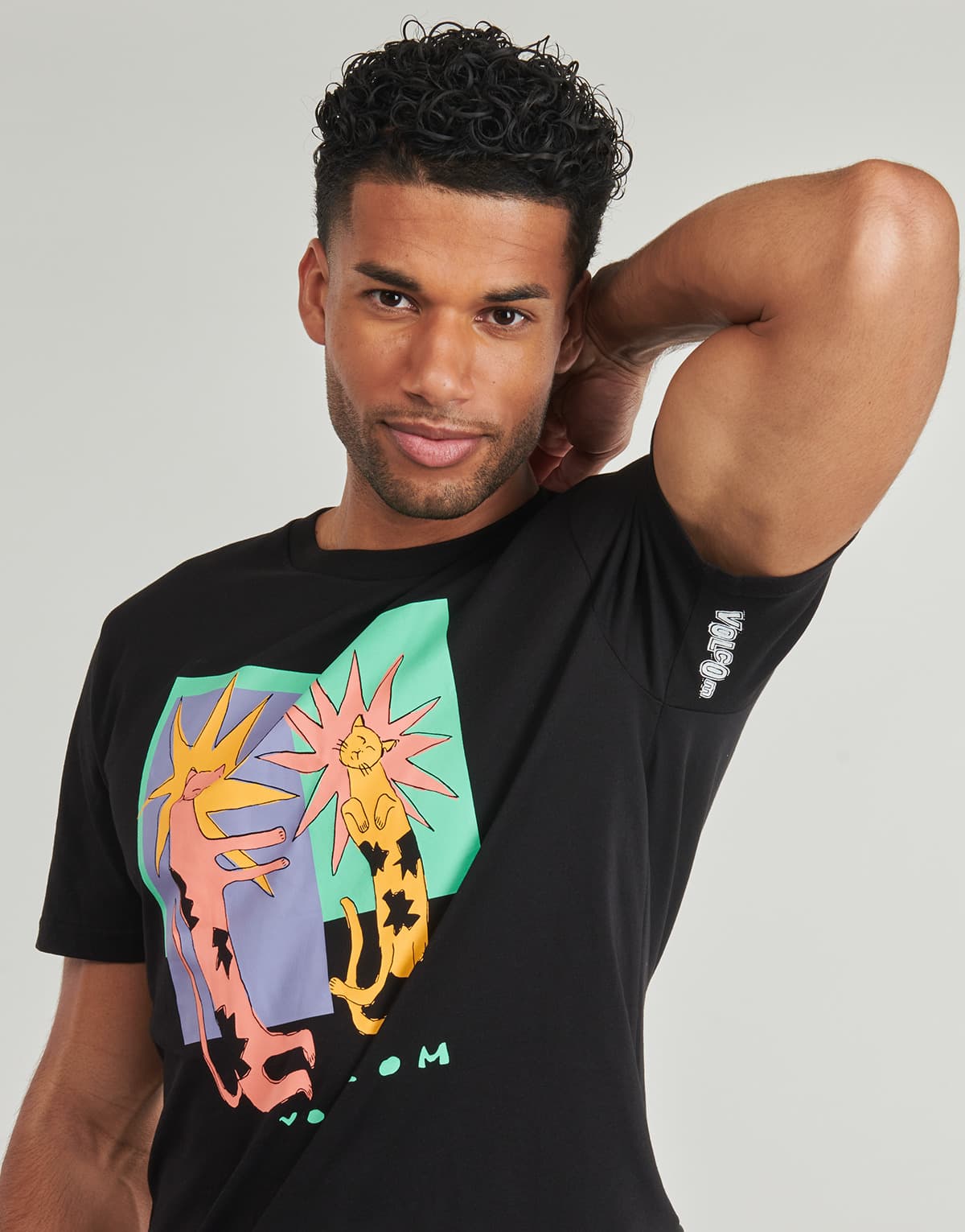 Men's T-Shirts Volcom Black