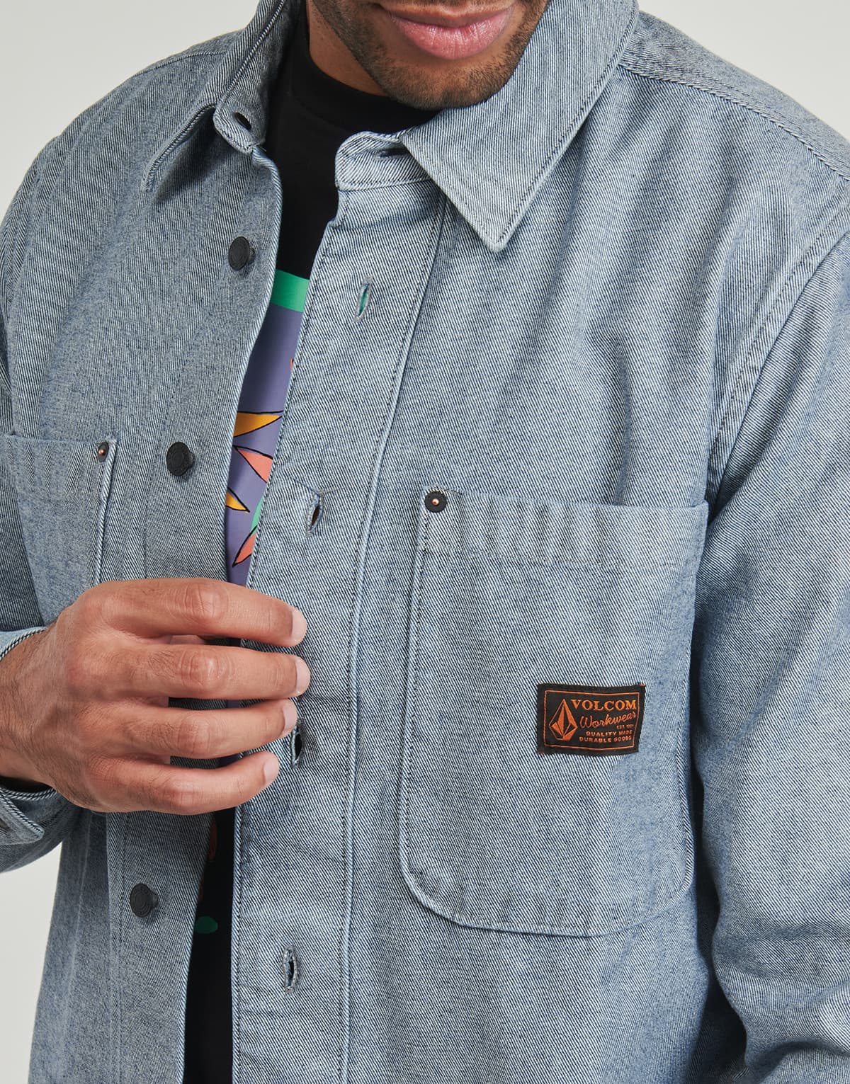 Men's Shirts Volcom Blue