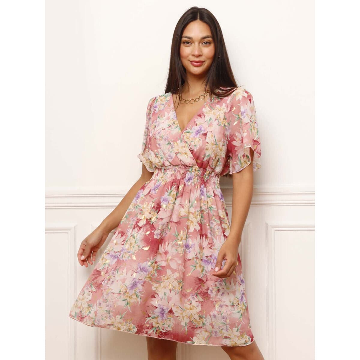 Women's Dresses La Modeuse Pink