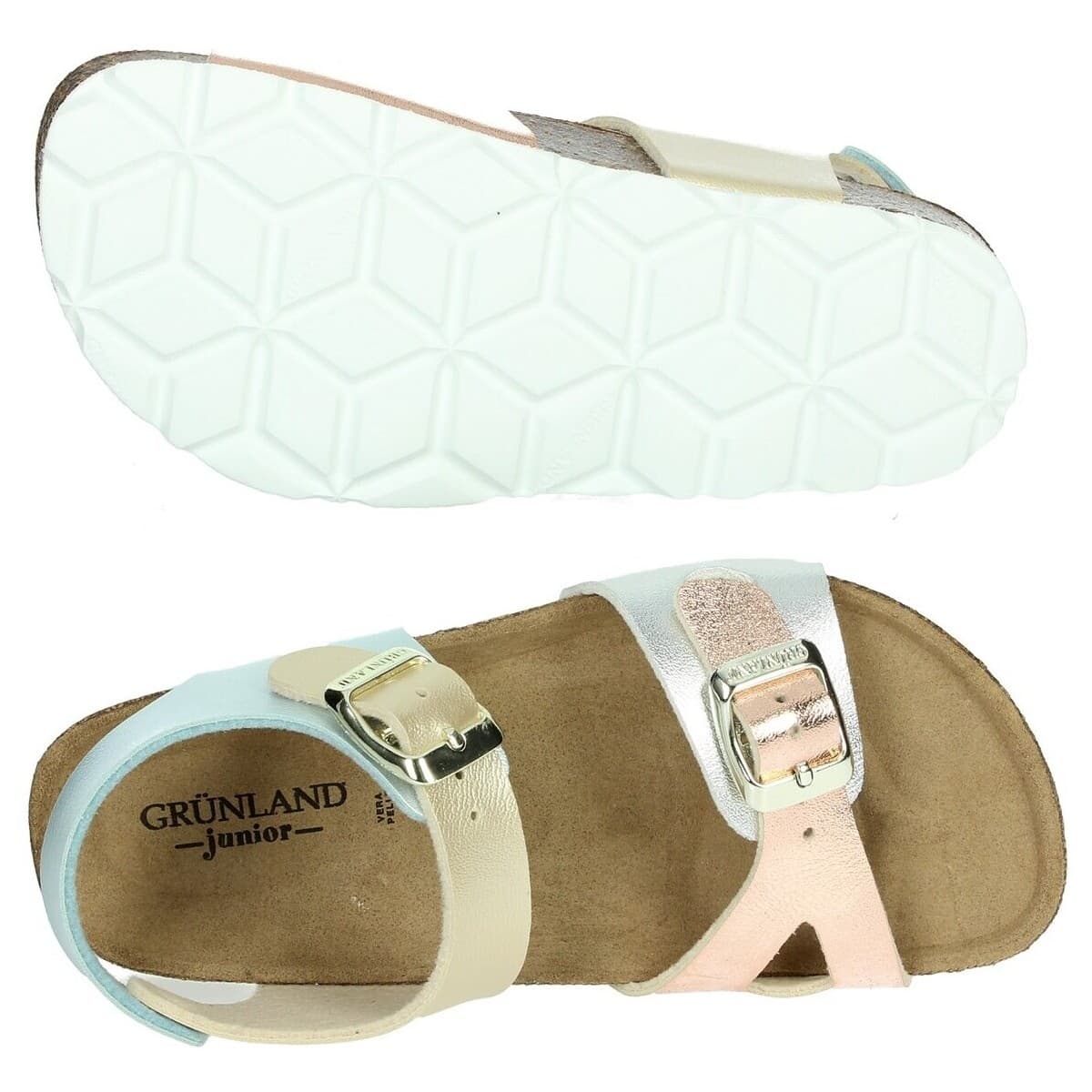 Girls' Sandals Grunland Silver