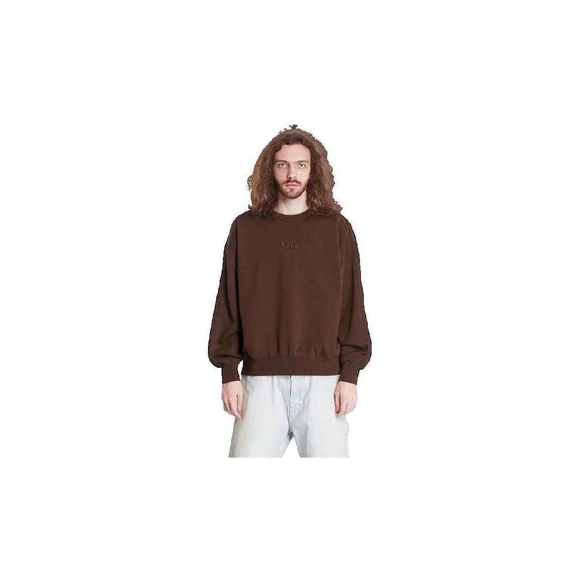 Men's Sweatshirts Vans Brown