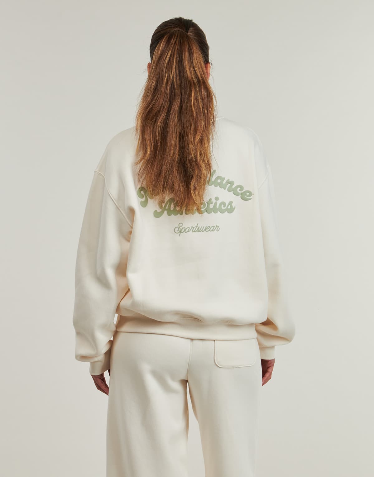 Women's Sports T-Shirts New Balance Beige