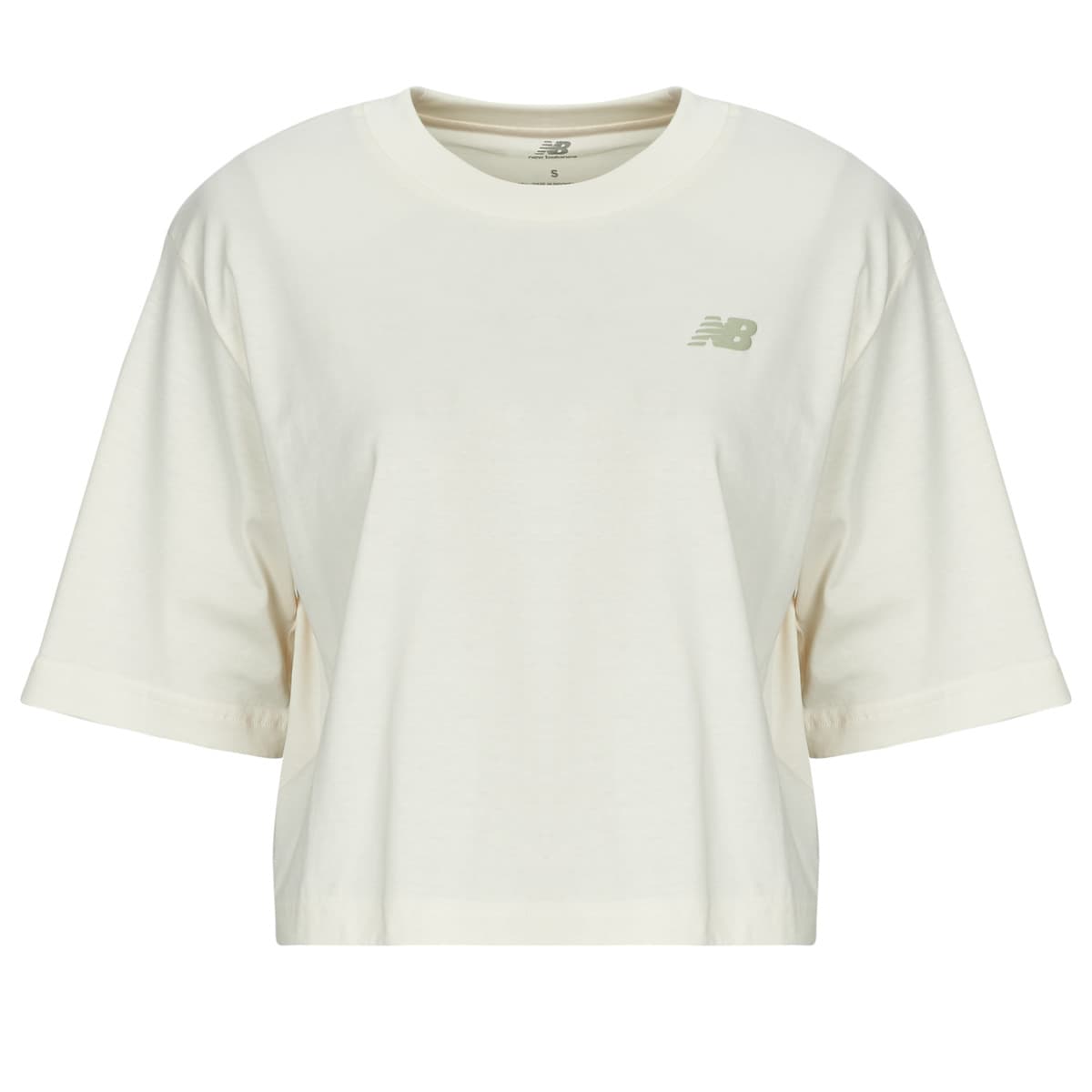 Women's T-Shirts New Balance Beige