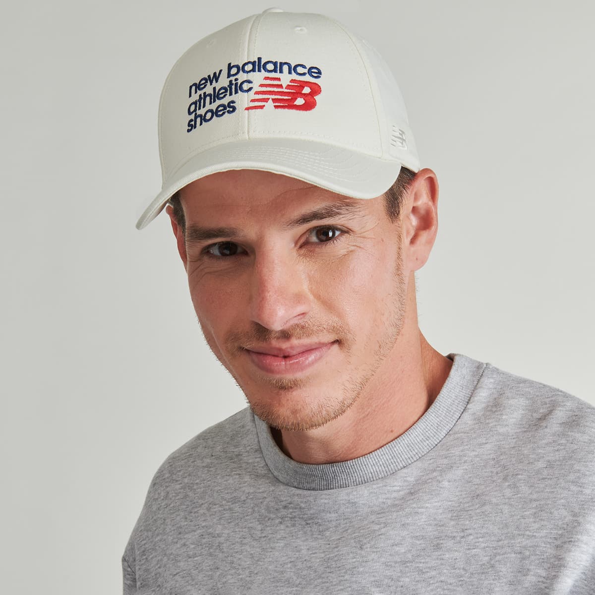 Men's Caps New Balance White