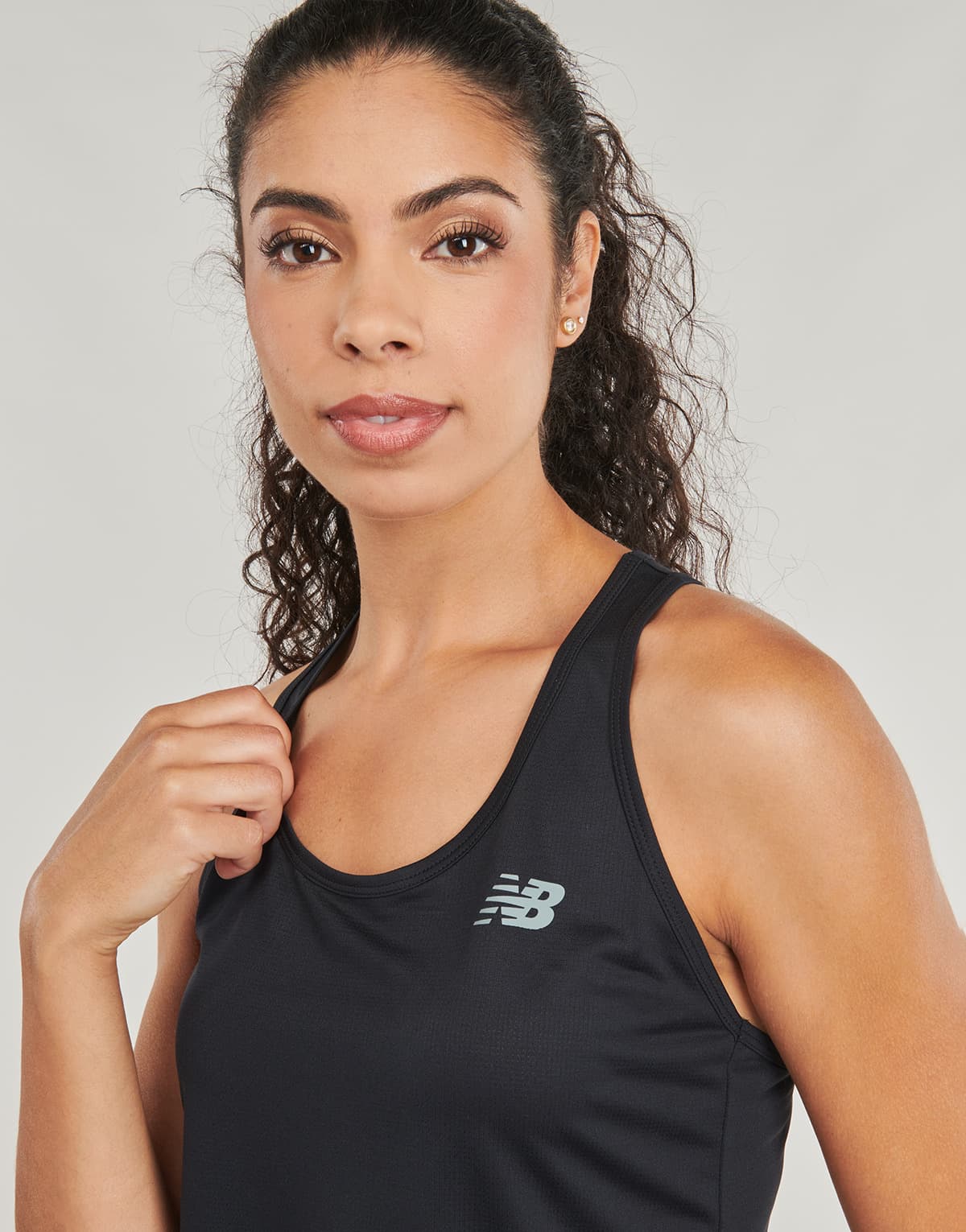 Women's Sleeveless Tops New Balance Black