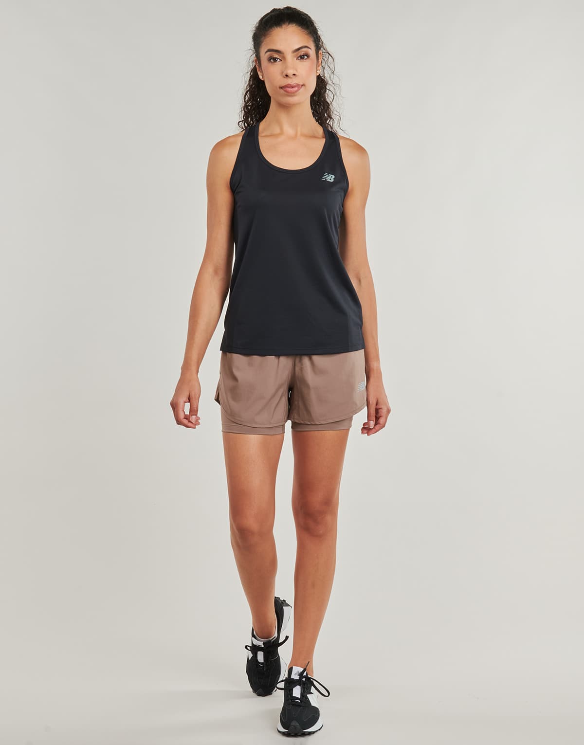 Women's Sports Shorts New Balance Brown