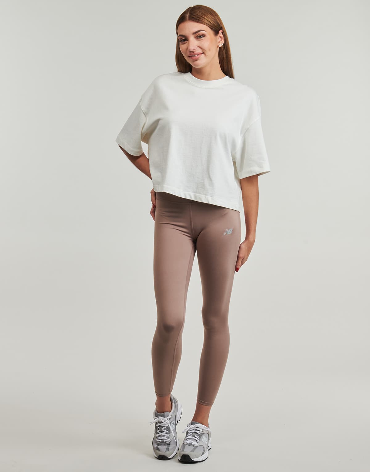 Women's Tights New Balance Brown