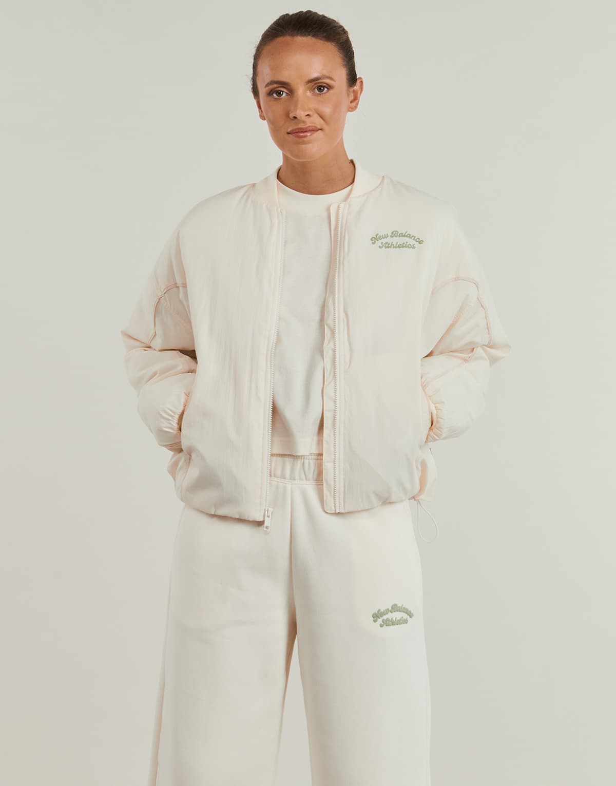 Women's Jackets New Balance Beige