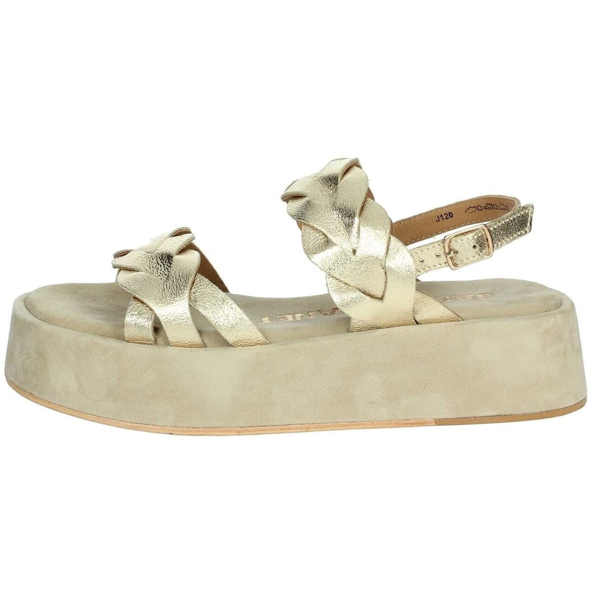 Women's Platforms Janet&Janet Gold