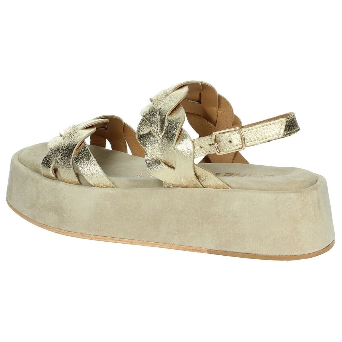 Women's Platforms Janet&Janet Gold