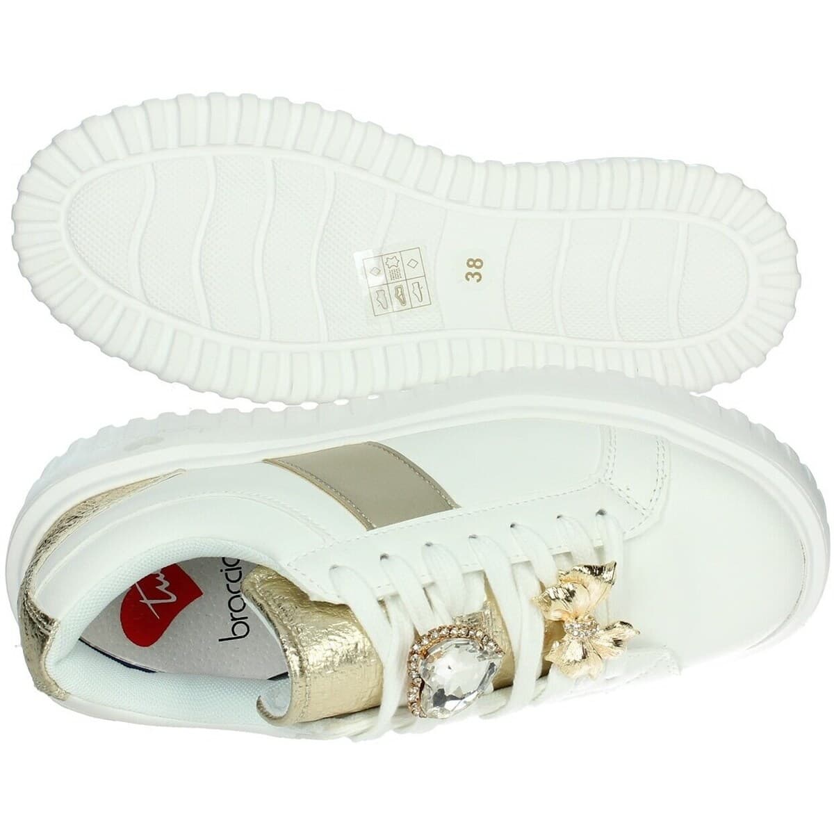 Women's Sneakers Braccialini White