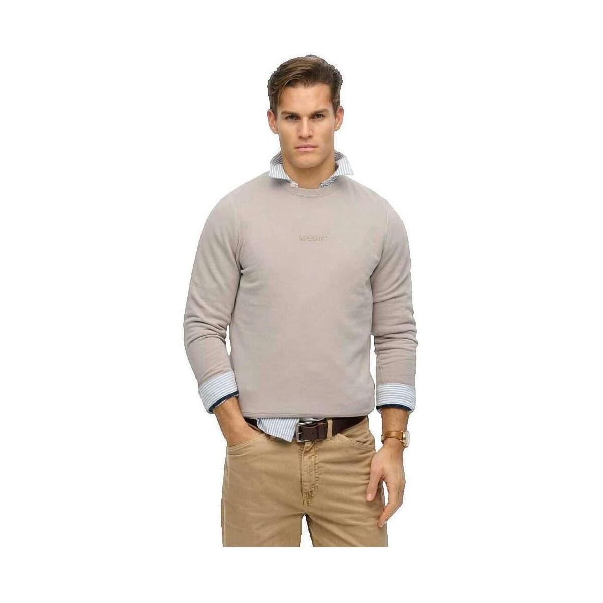 Men's Sports T-Shirts Superdry Beige