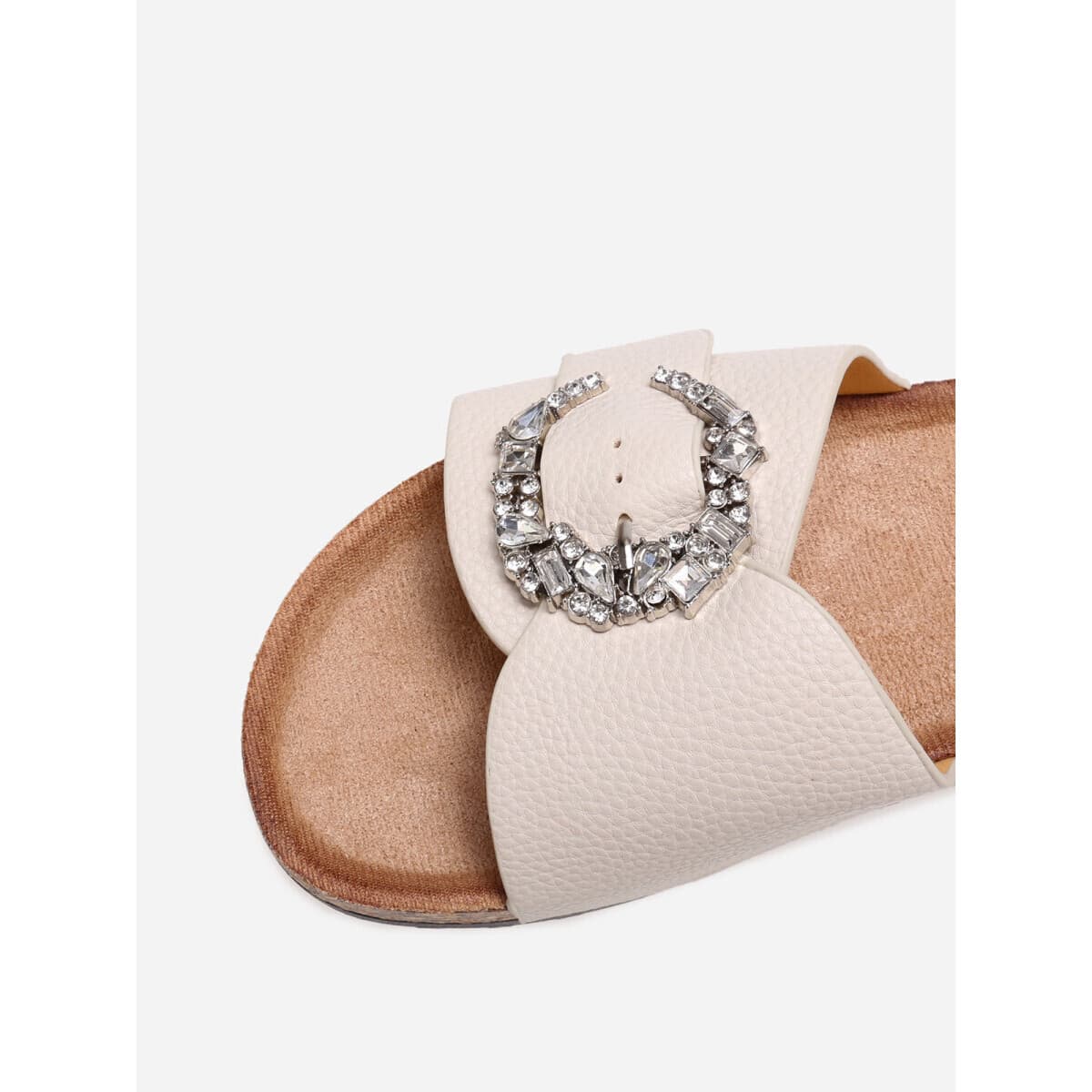 Women's Flip Flops La Modeuse Beige