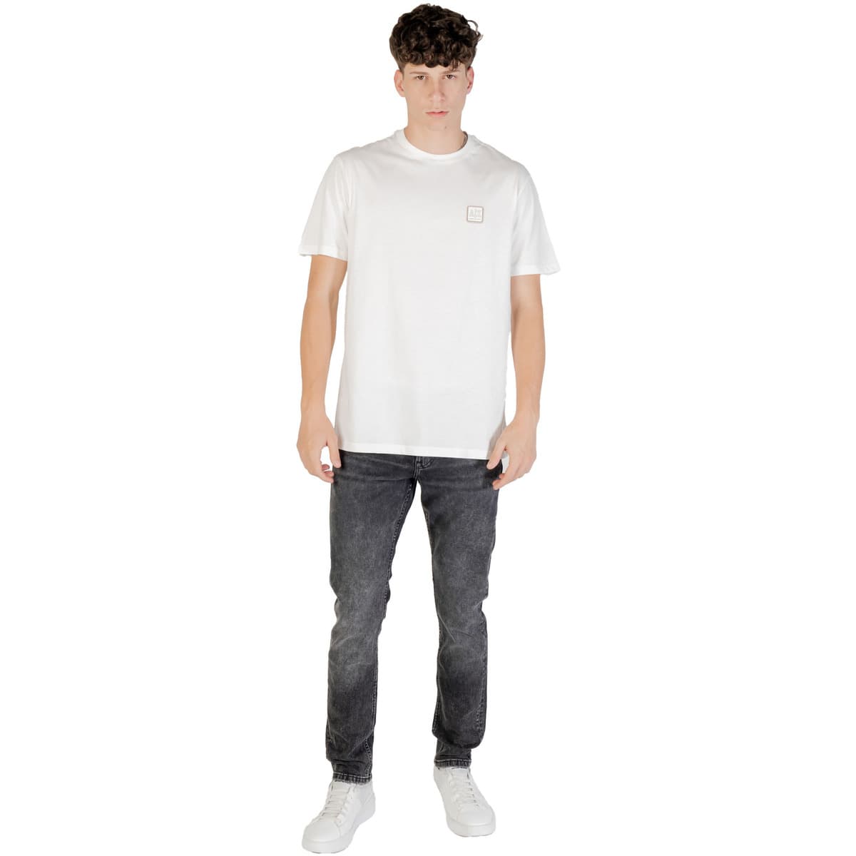 Men's Polo Shirts EAX White