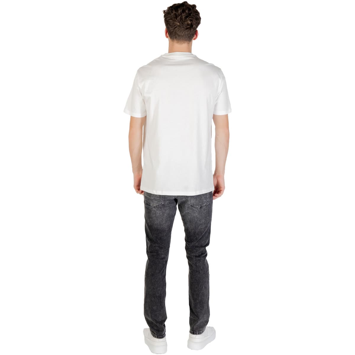 Men's Polo Shirts EAX White