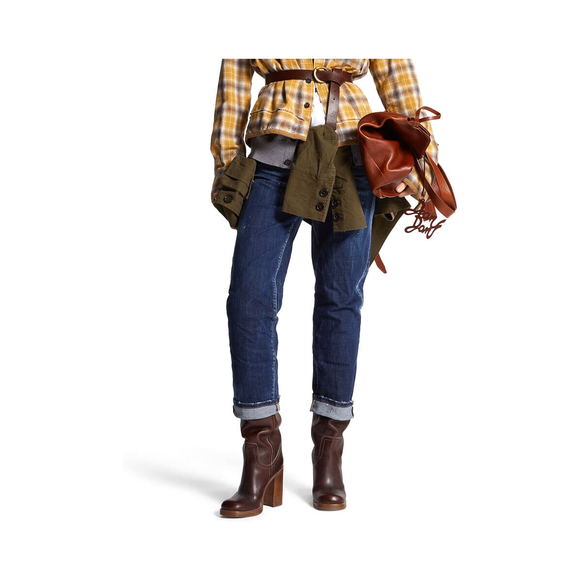 Jeans Dsquared BOSTON MID WAIST REGULAR JEANS WOMEN