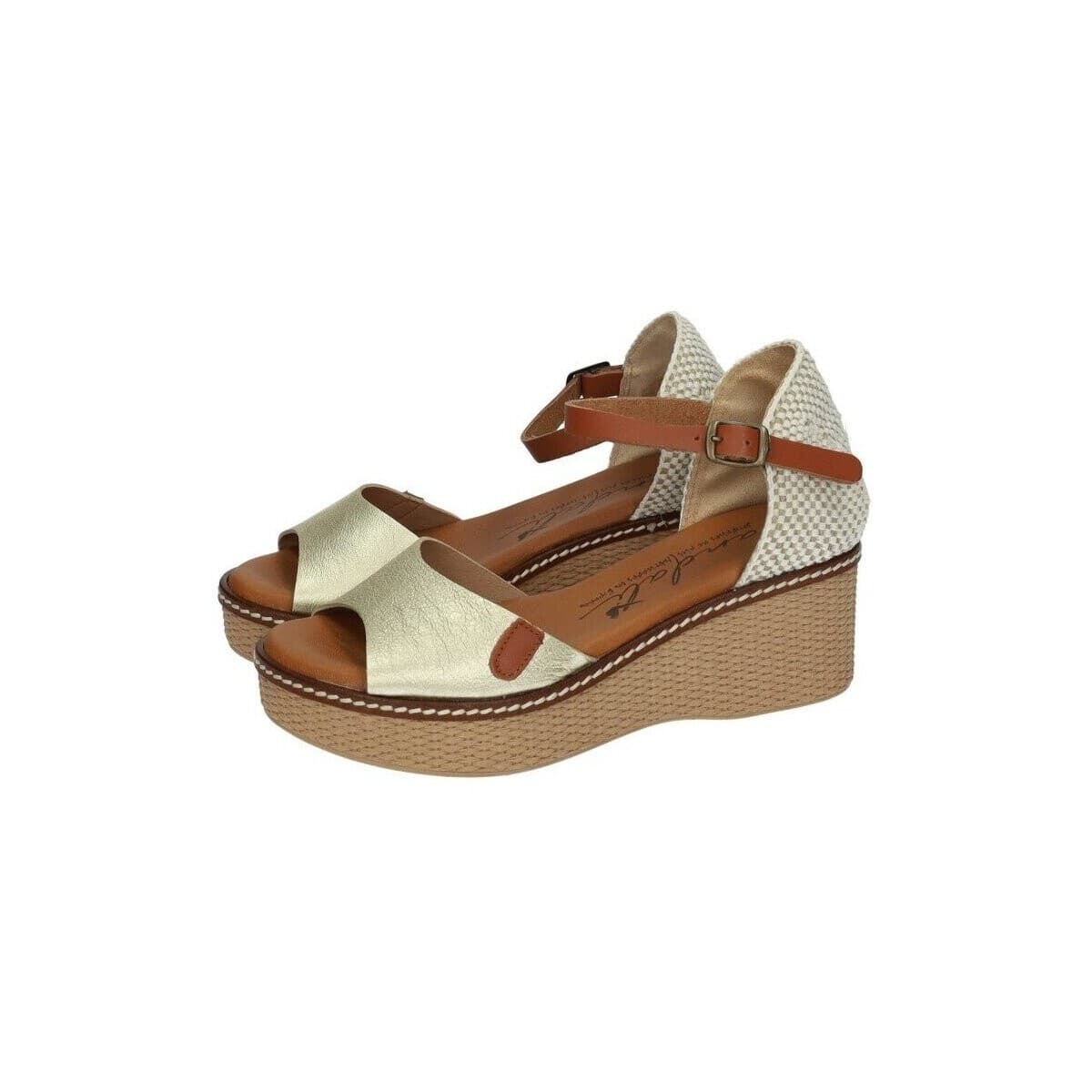 Women's Platforms Sandali Gold
