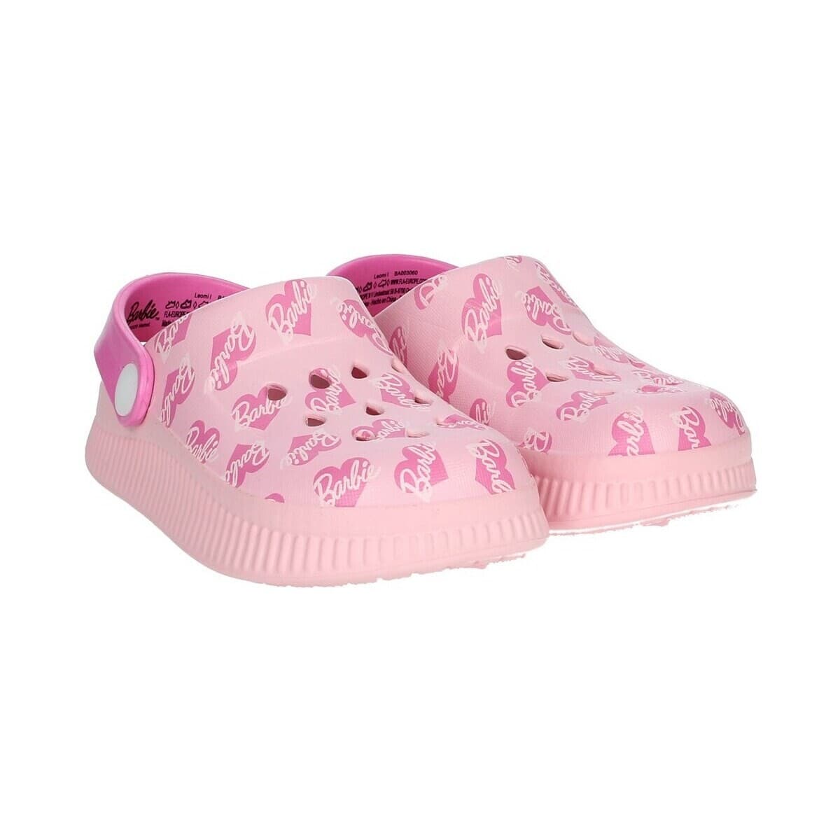 Girls' Flip Flops Dessins Animés Pink