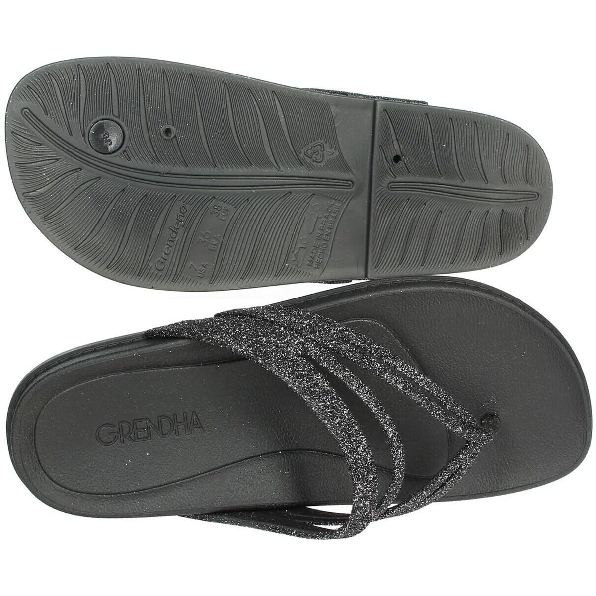 Women's Flip Flops Grendha Black