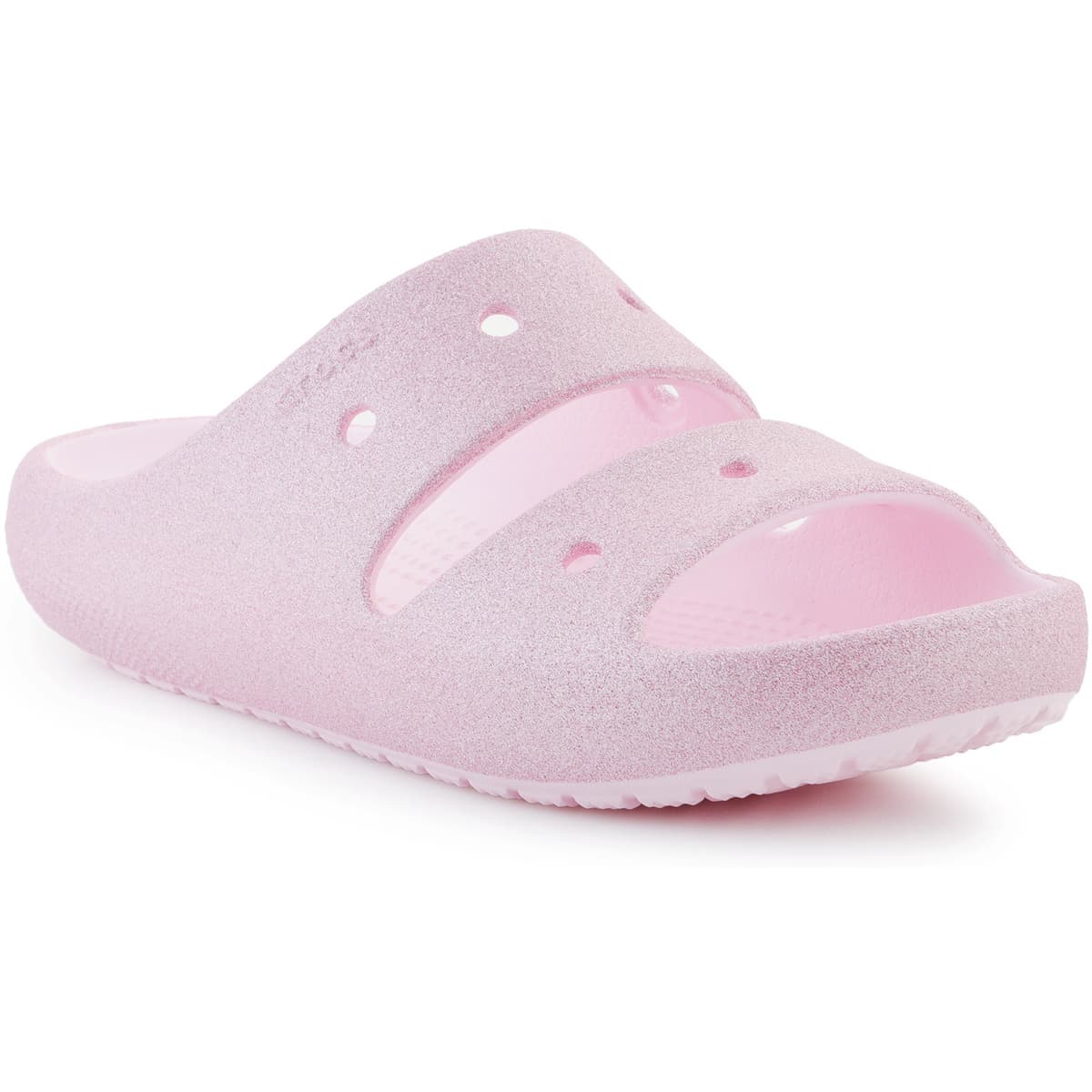 Σανδάλια χωρίς τακούνι Crocs Classic Glitter Sandal V2 K 209705-6ZW ballerina pink