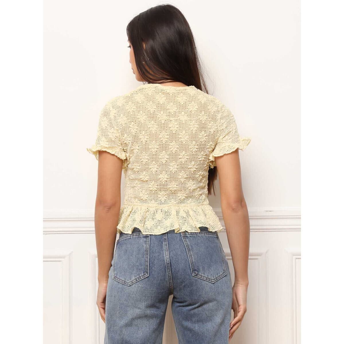 Women's T-Shirts La Modeuse Yellow