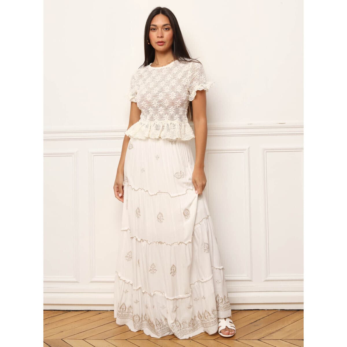 Women's T-Shirts La Modeuse Beige