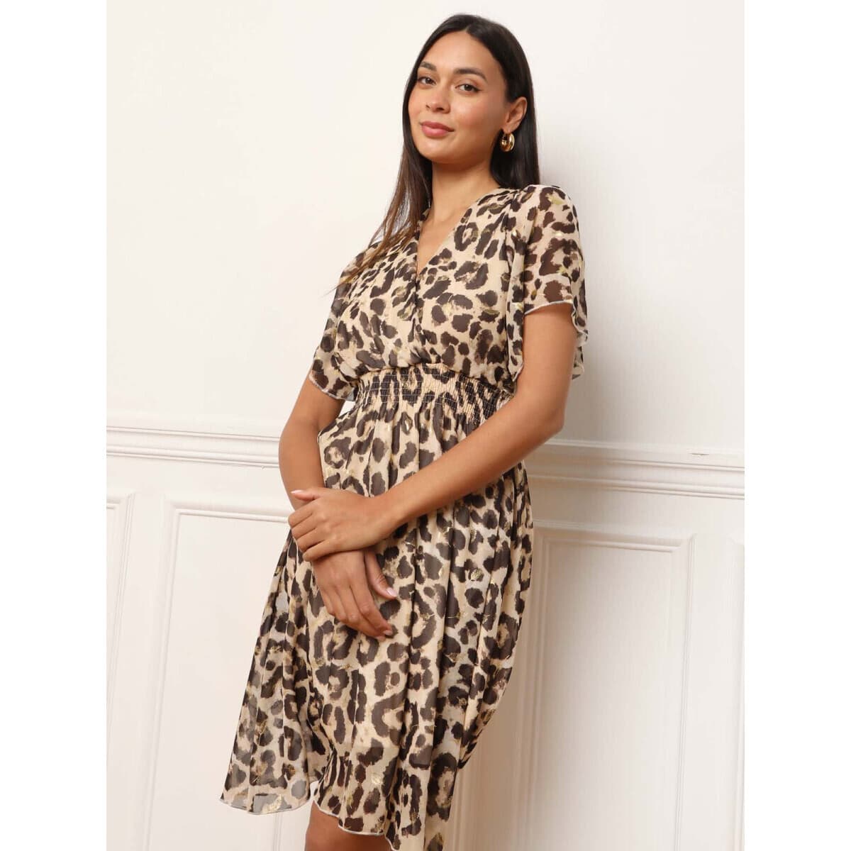 Women's Dresses La Modeuse Beige