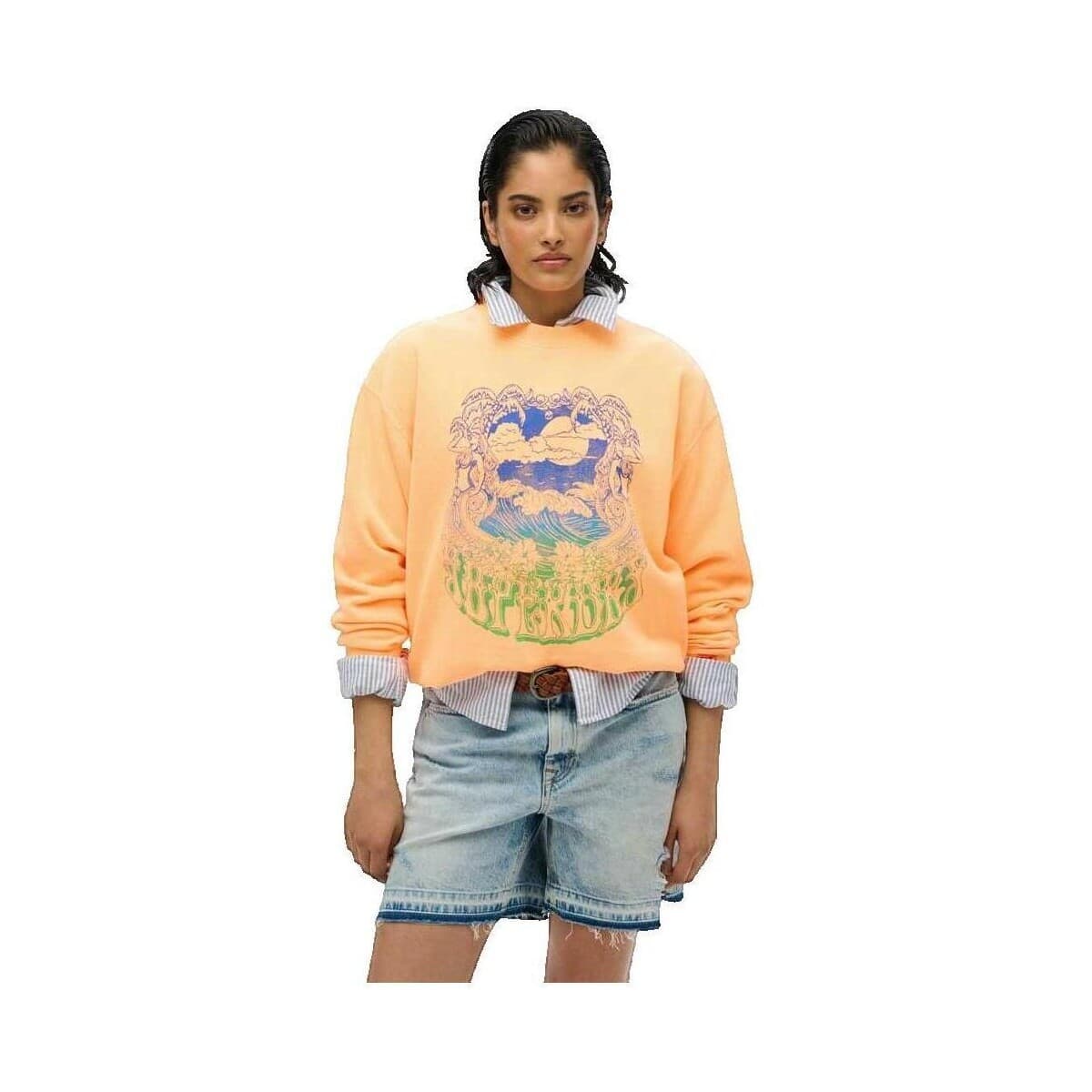 Women's Sports T-Shirts Superdry Orange