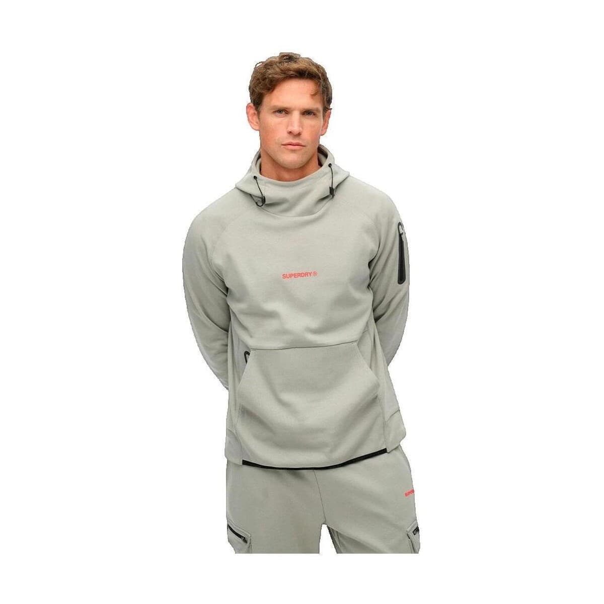 T-shirt με κουκούλα Superdry Tech