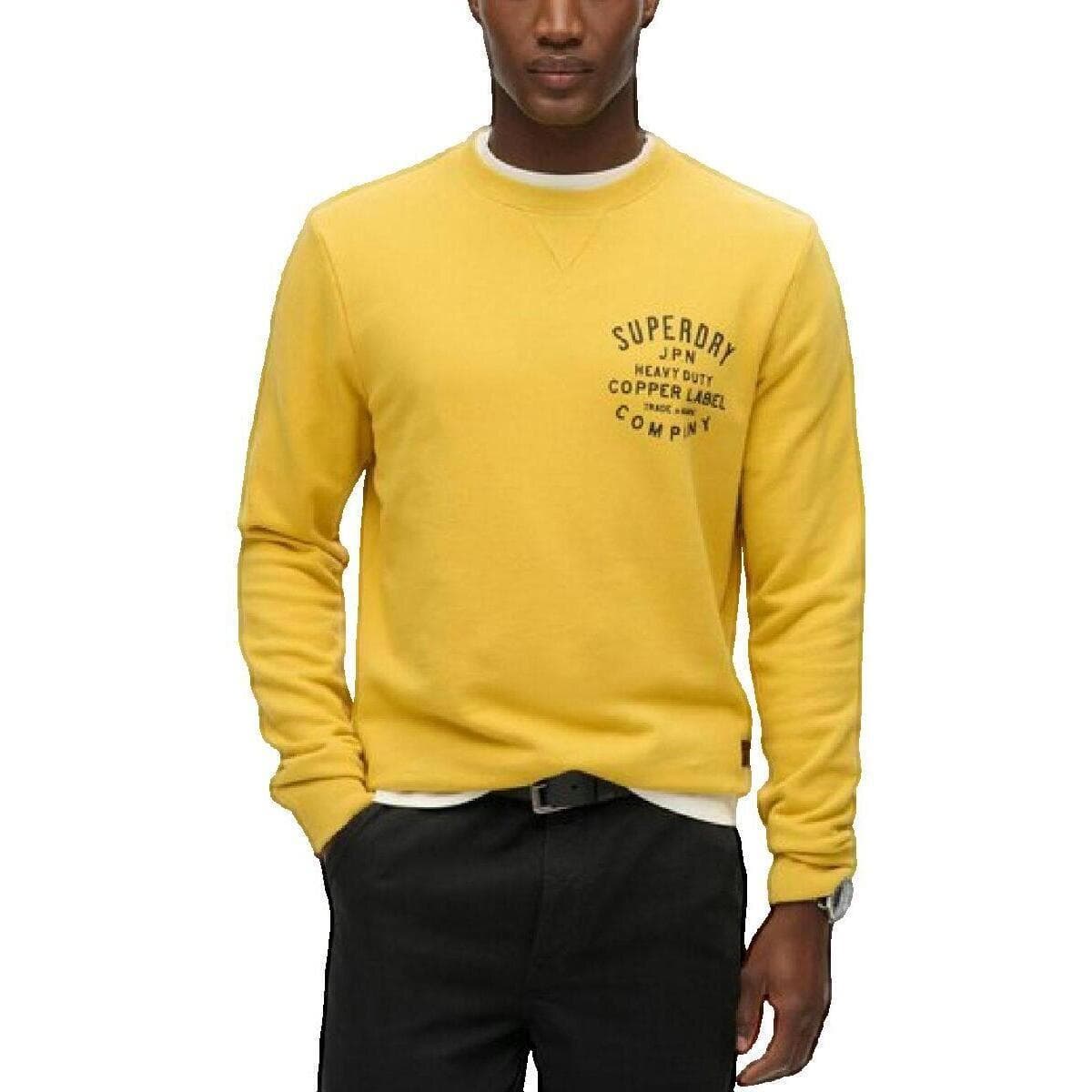 Men's Sports T-Shirts Superdry Yellow