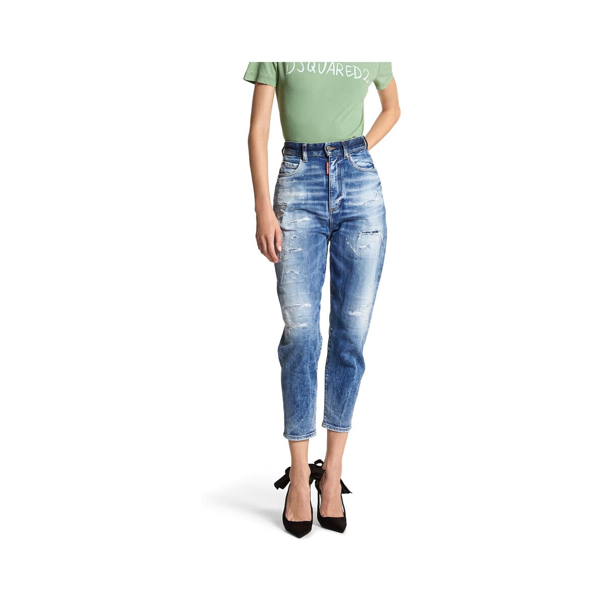 Jeans Dsquared 80'S HIGH WAIST RELAXED FIT JEANS WOMEN