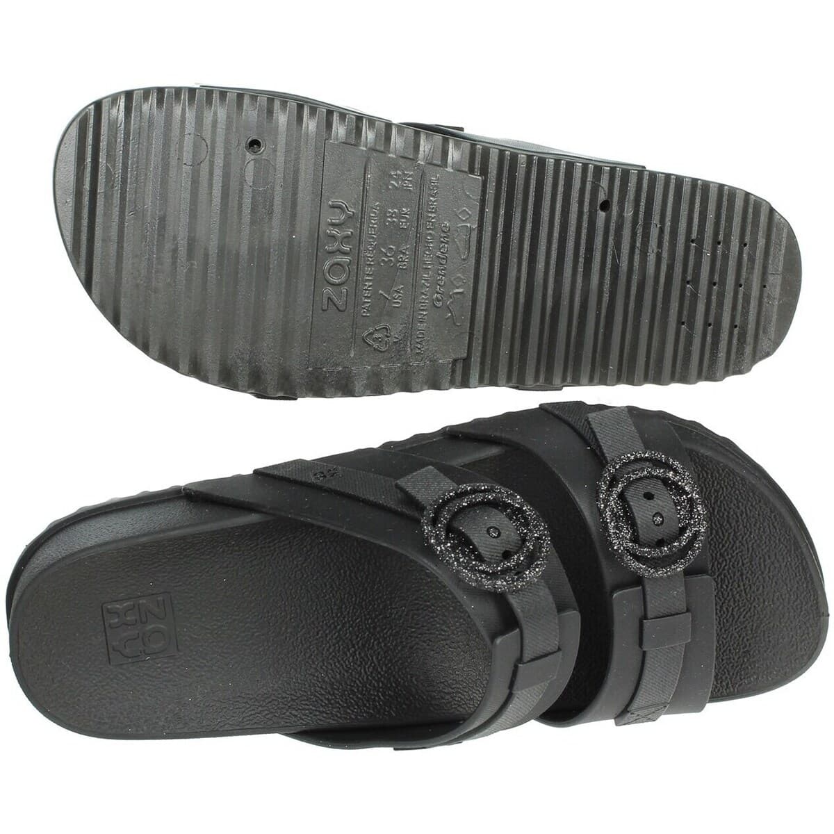 Women's Flip Flops Zaxy Black
