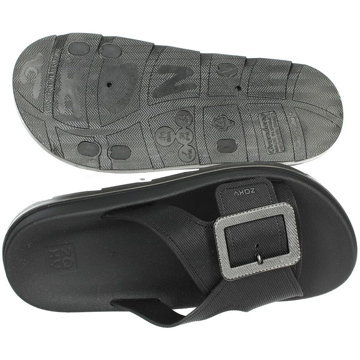 Women's Flip Flops Zaxy Black