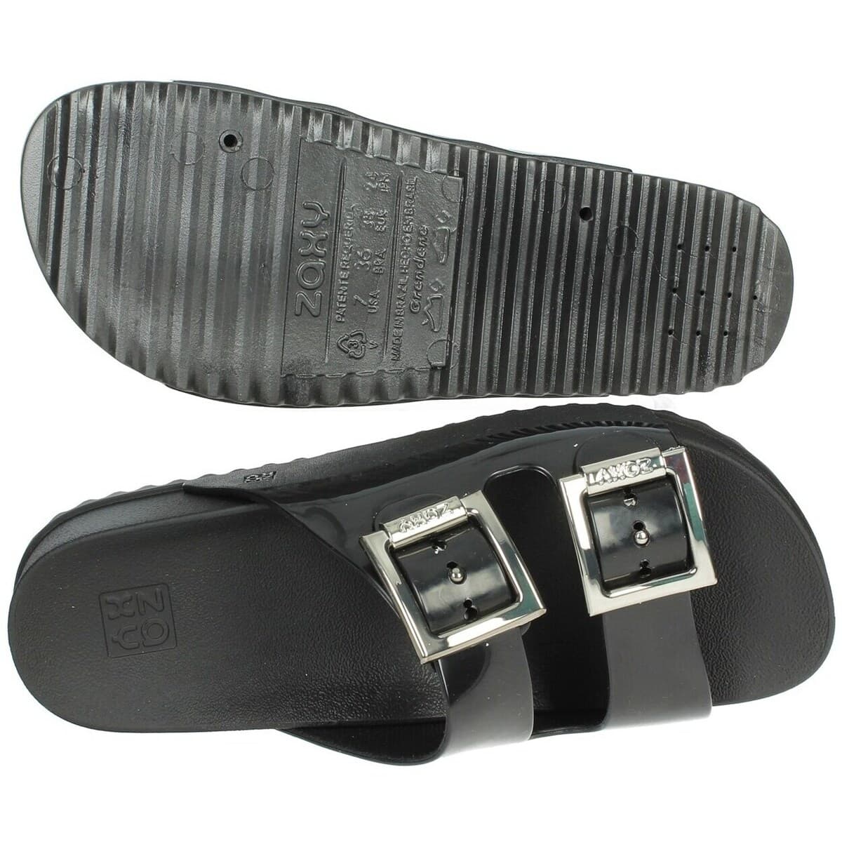 Women's Flip Flops Zaxy Black