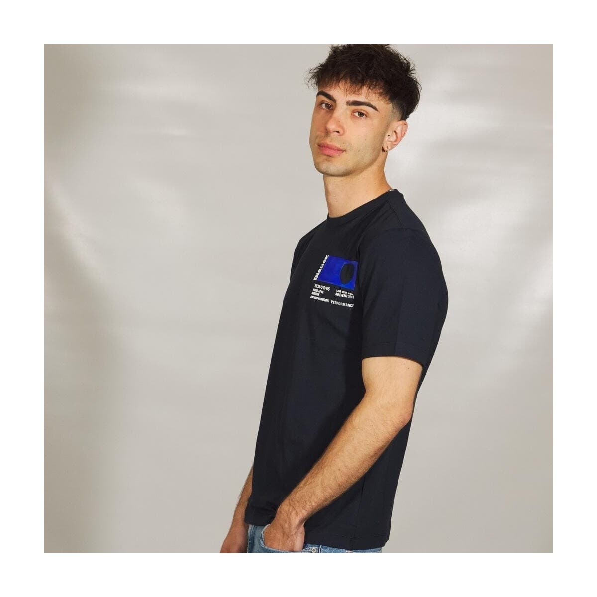 Men's T-Shirts Blauer Blue