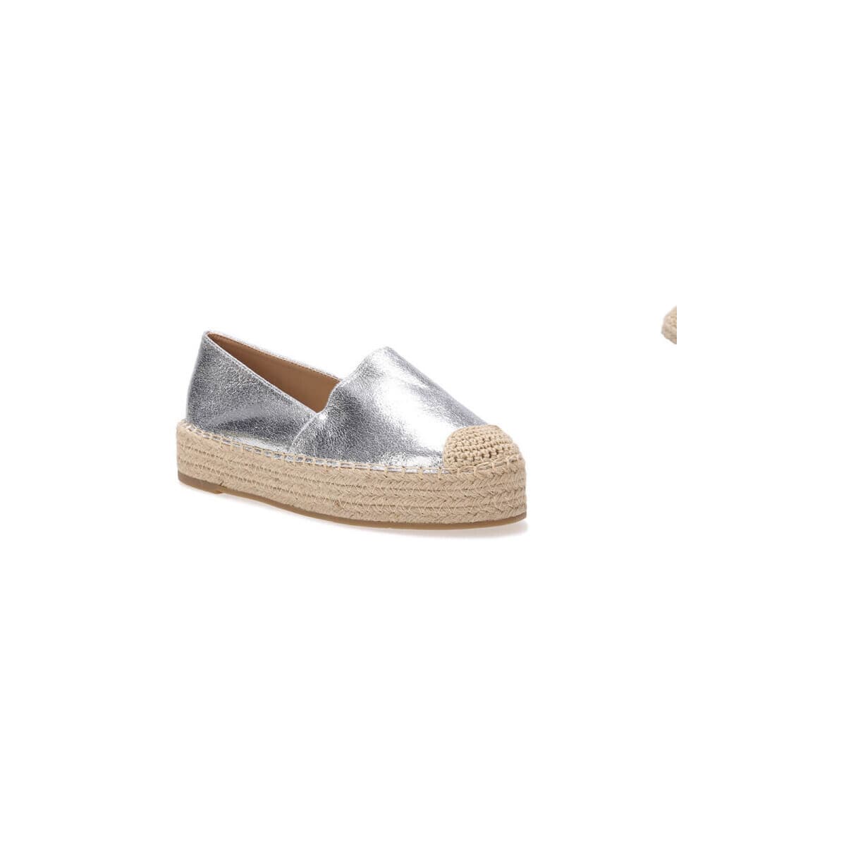 Women's Espadrilles La Modeuse Silver