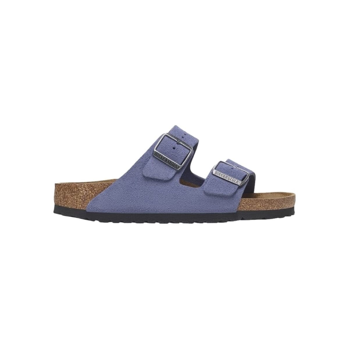 Σανδάλια χωρίς τακούνι BIRKENSTOCK Arizona Suede Leather Narrow - Purple Dusk