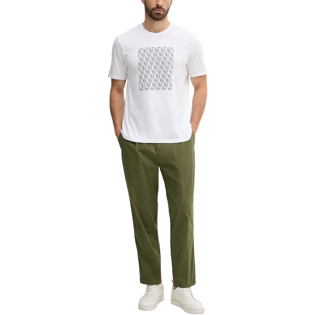 Men's Polo Shirts Calvin Klein White