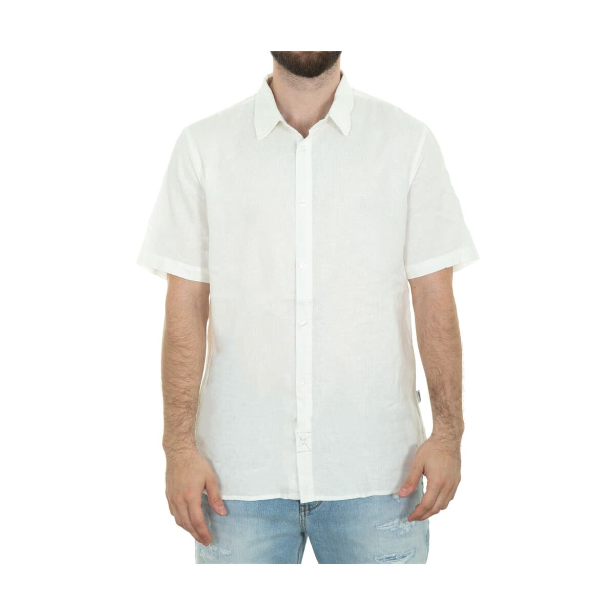 Sven Linen Shortsleeve Regular Fit Shirt Men Gabba