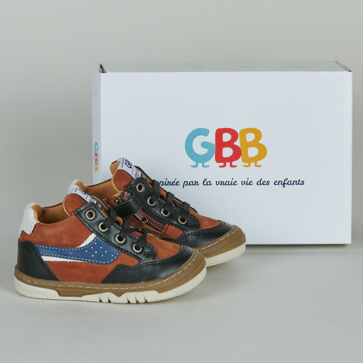 Boys' Sneakers GBB Brown