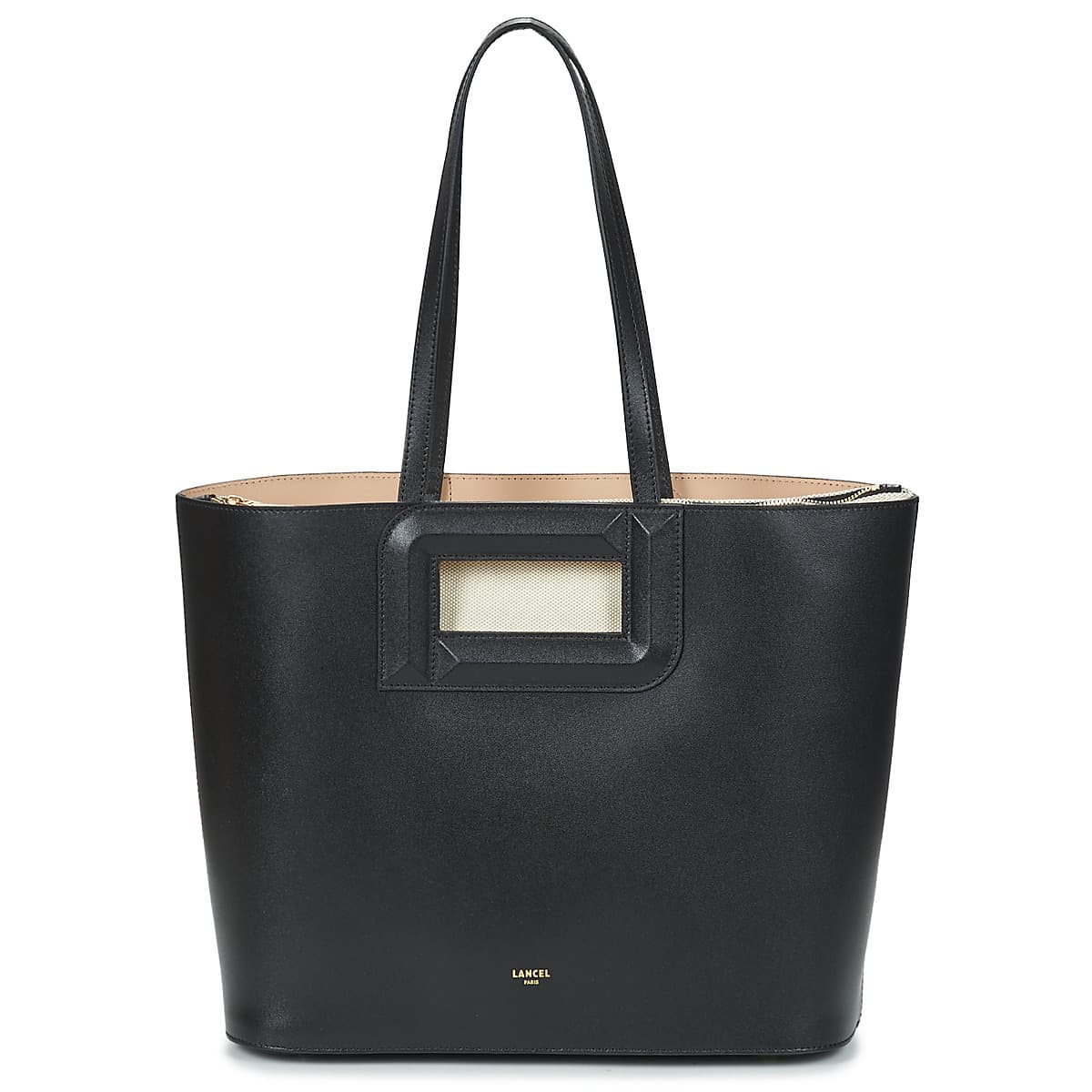 Shopping bag Lancel ANGELE CUIR DE LANCEL CABAS M