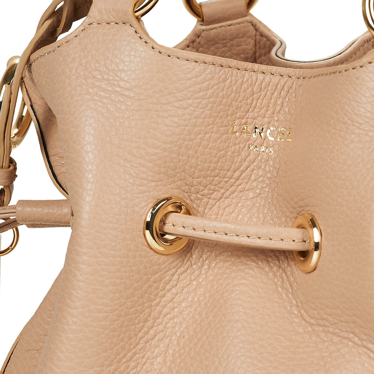 Women's Handbags Lancel Beige