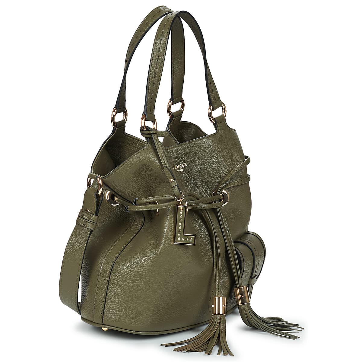 Women's Shoulder Bags Lancel Khaki