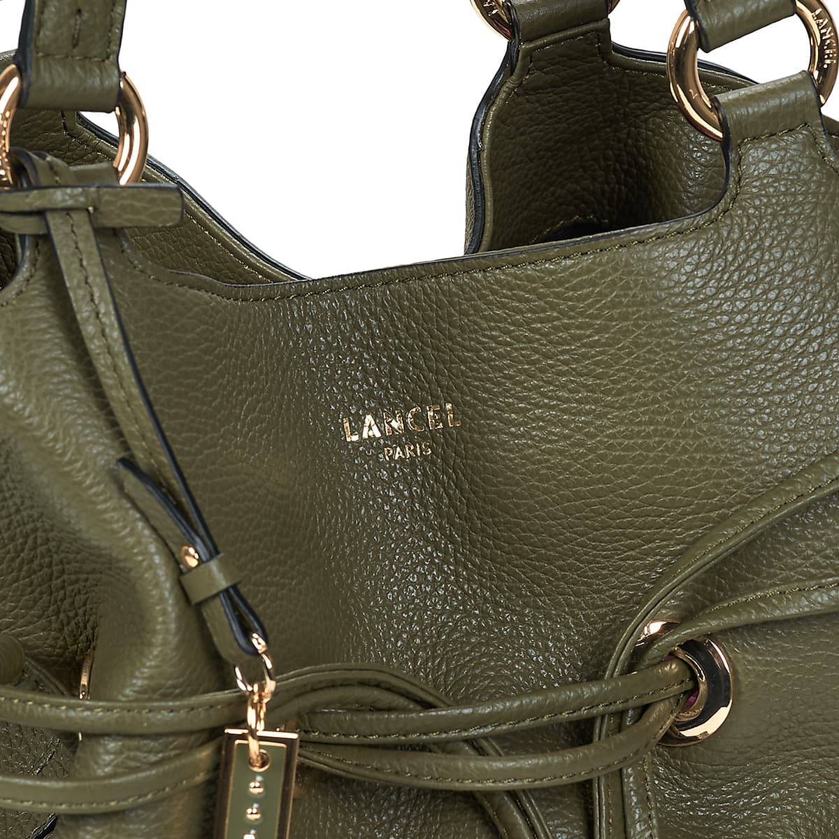 Women's Shoulder Bags Lancel Khaki