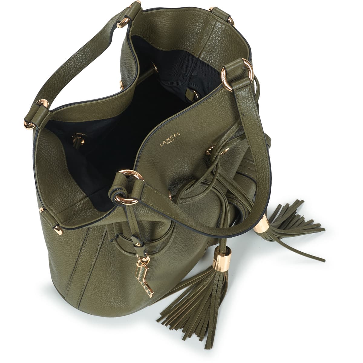 Women's Shoulder Bags Lancel Khaki