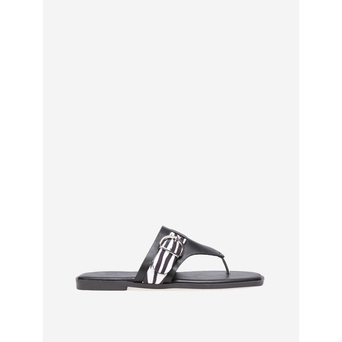 Women's Flip Flops La Modeuse Black