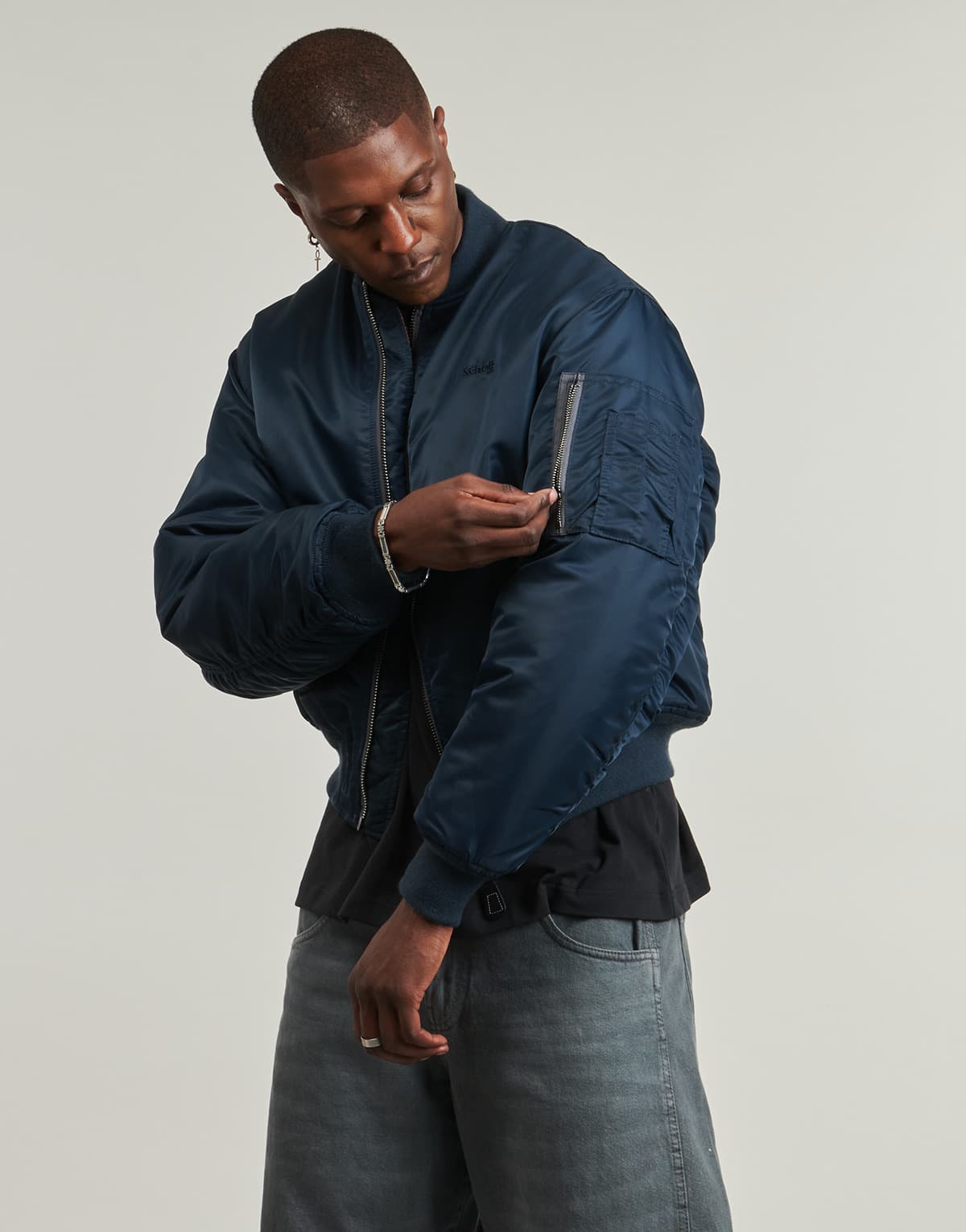 Men's Jackets Schott Blue