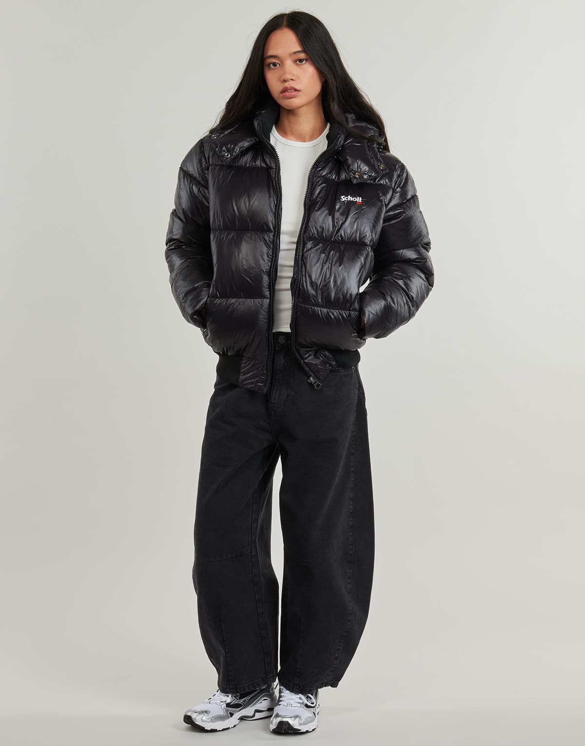 Women's Jackets Schott Black