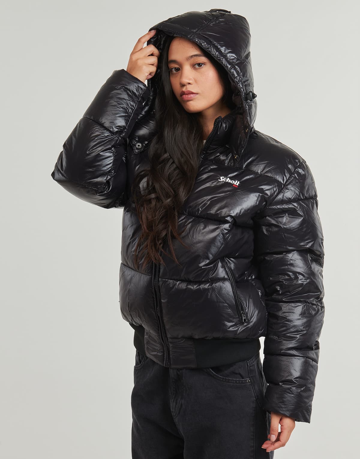 Women's Jackets Schott Black