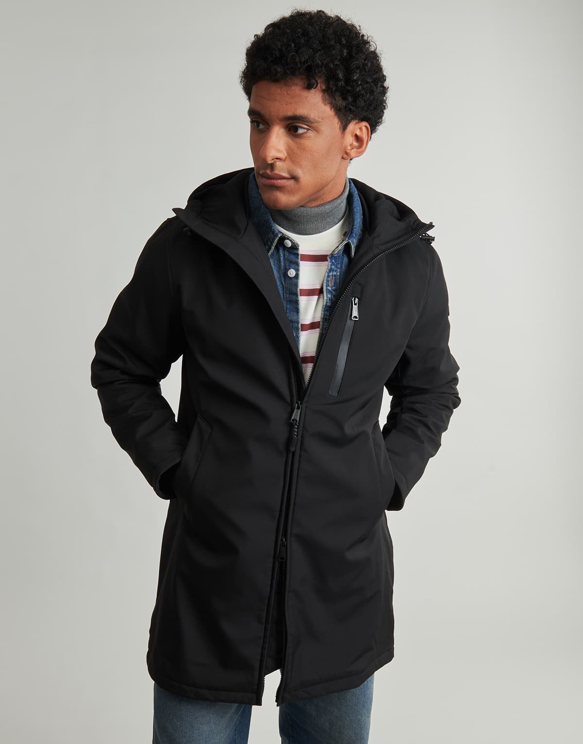 Men's Parkas Schott Black